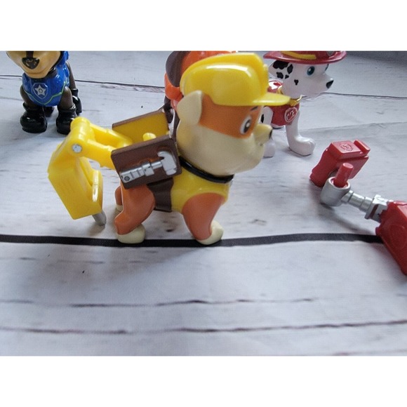 Paw Patrol Figures Chase Marshall Rocky Ruble Zuma Cake Topper Figures - Picture 6 of 7